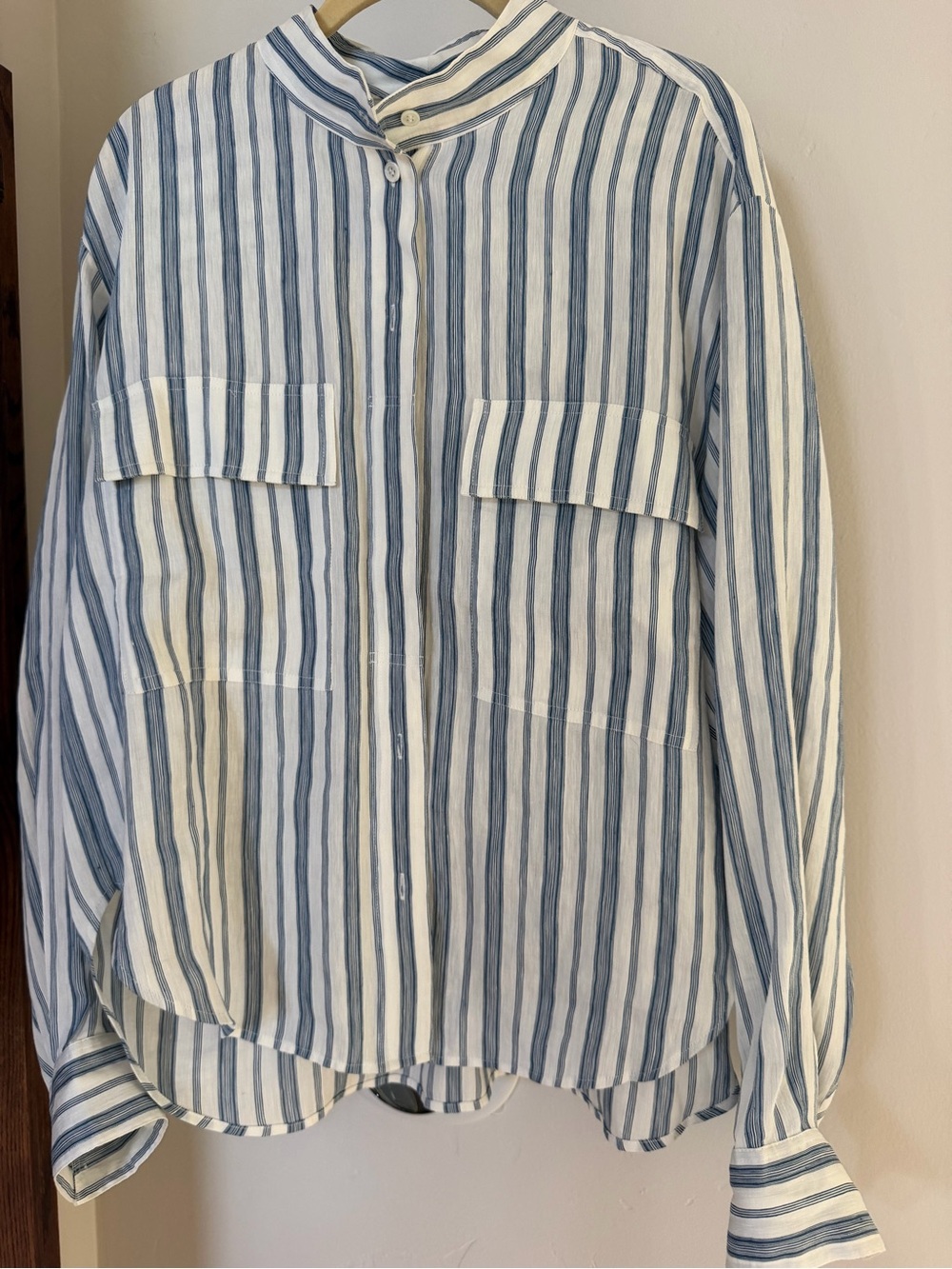 Frame denim linen shirt